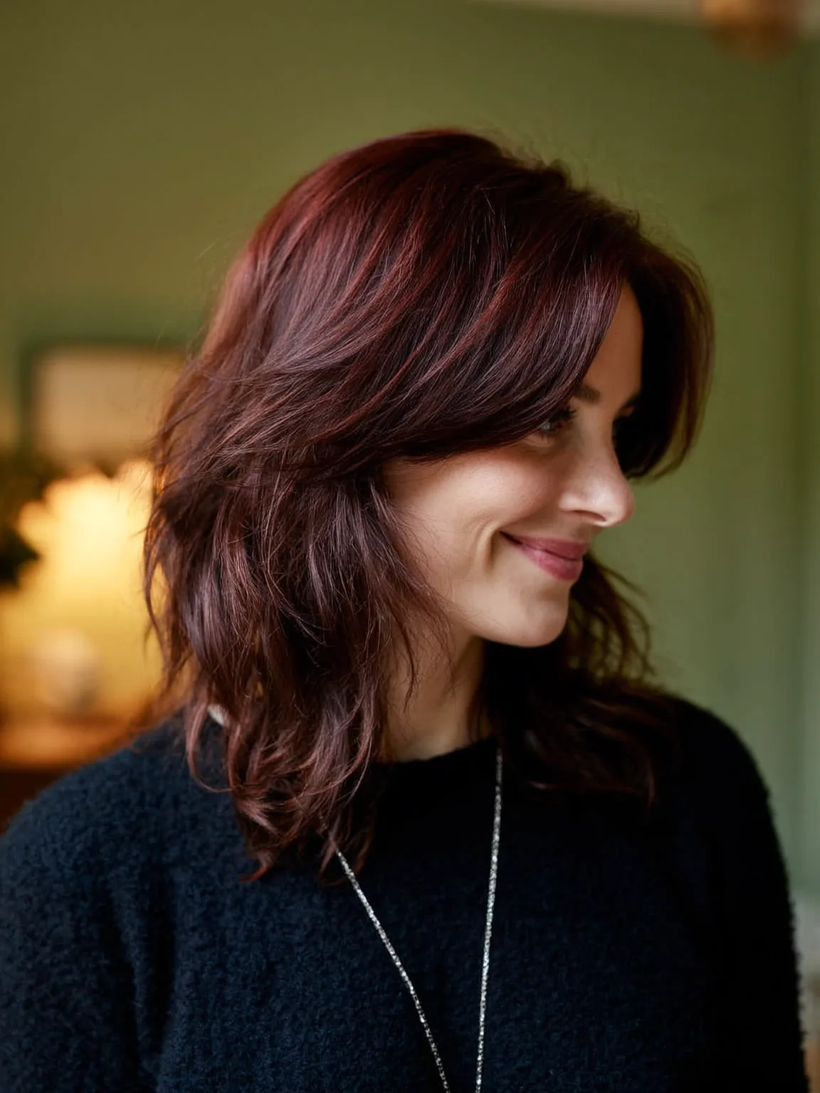50 Elegant Ways to Wear Side-Swept Bangs with a Shag
